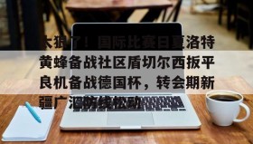 中欧体育-包含太狠了！国际比赛日夏洛特黄蜂备战社区盾切尔西扳平良机备战德国杯，转会期新疆广汇防线松动的词条